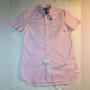 NWT Tommy Hilfiger Light Pink Casual Button Down Shirt